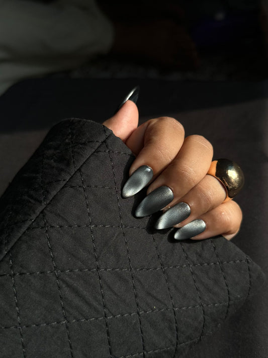 Black Press On Nails